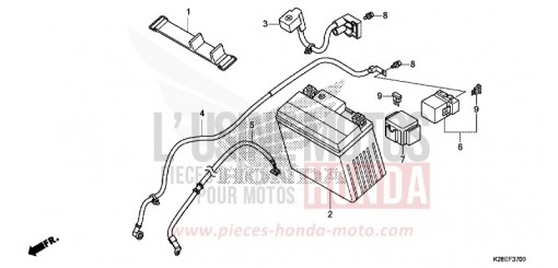 BATTERIE CRF125FN de 2022